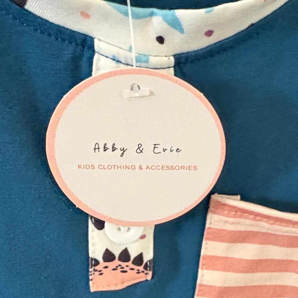 Abby & Evie Dino Matching Set - Picture 8 of 9